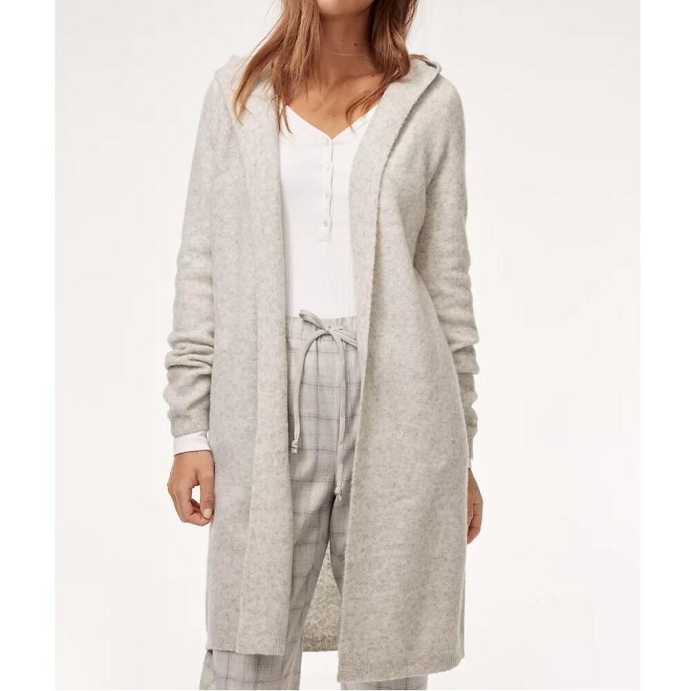 Aritzia Babaton Oversized Cardigan Sweater Merino Wool Long Duster Coat Jacket